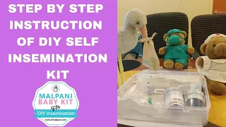 Step by step instruction of DIY self insemination kit | Malpani baby kit