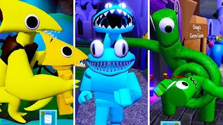 Playing As YELLOW CYAN And GREEN In ONE GAME In Rainbow Friends Chapter 2 Full Gameplay