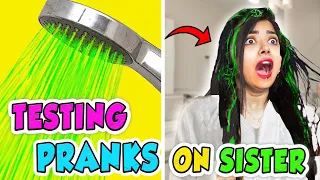 Testing TikTok PRANKS to see if they work *went crazy *🤯🤩