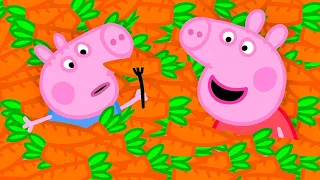 Peppa Pig And George Love Carrots 🐷 🥕 Peppa Pig Official Channel 4K Family Kids Cartoons