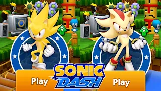 SONIC DASH NEW UPDATE - SUPER SONIC VS SUPER SHADOW