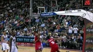 Thaddeus Young Lobs to Andre Iguodala for the Oop