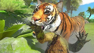 The journey of a mighty tiger! - Animal Revolt Battle Simulator