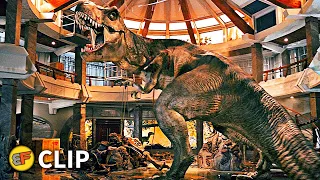 T-Rex vs the Raptors - Final Battle Scene | Jurassic Park (1993) Movie Clip HD 4K