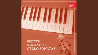 Sonata for Cello and Piano in C, Op. 65 - Scherzo-pizzicato. Allegretto
