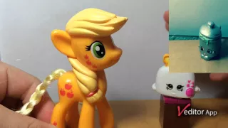 Mlp toy playing apple jack mcdonalds