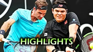 Federer vs Raonic - Stuttgart 2018 Final (HD60) Highlights