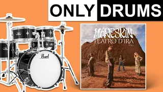 FOR YOUR LOVE - Måneskin | Only Drums (Isolated)