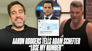 Aaron Rodgers Tells Adam Schefter To "Lose My Number," Talks "Wishlist" He Gave Jets | Pat McAfee