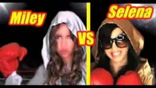 Miley Cyrus vs. Selena Gomez - Girls Duke It Out