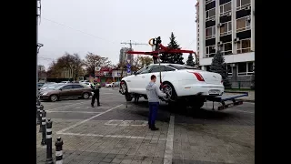 Краснодар. Городская Дума. Эвакуация депутатского ягуара и не только