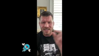 Michael Bisping takes his fake eye out !!!