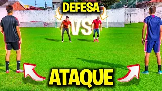 ATAQUE VS DEFESA NO CAMPO PROFISSIONAL!! (MAGRO vs GORDO)