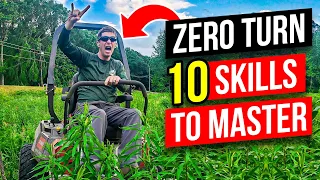 How to Use a Zero Turn Mower -10 Skills to Master