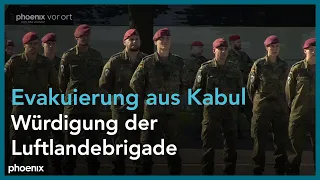 Seedorf: Rückkehrerappell für die militärische Evakuierungsoperation aus Kabul