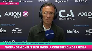 Demichelis Suspendió la Conferencia de Prensa en River y se fue sin Dar Declaraciones