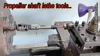 The turning techniques in making a 45° propeller holder lathe tools