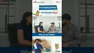 || Housekeeping Interview Questions and Answers in English I What are your hobbies? ||