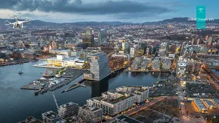 Oslo City Drone View: A Breathtaking Aerial Tour