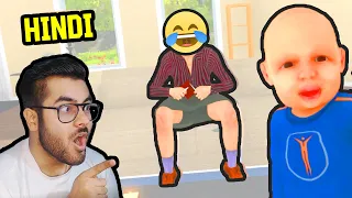 🤣 GRANNY Vs GRANDSON 😂 | Granny Simulator [HINDI/FUNNY] |  Hitesh KS