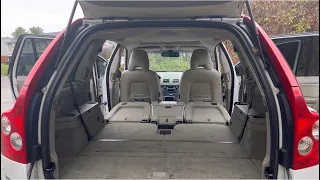 How to fold the Middle seat of Volvo XC90