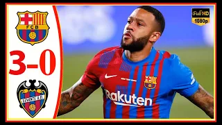 Barcelona vs Levante 3−0  penalty Extеndеd Hіghlіghts  All Gоals 2021 HD