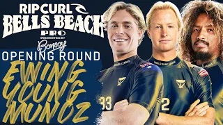 Ethan Ewing, Nat Young, Carlos Munoz | Rip Curl Pro Bells Beach - Opening Round