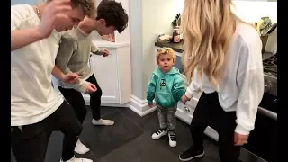 Mini Jake Paul LEARNS TO DANCE At The Team 10 House!!