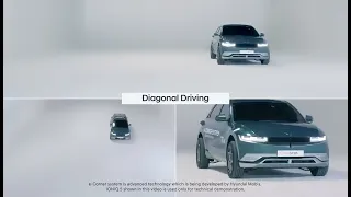 Hyundai показали «крабовую» систему. Колёса могут поворачиваться боком, чтобы упростить парковку.