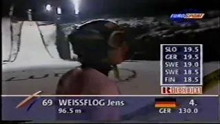 Jens Weissflog - 96.5m - Falun 13.03.1996