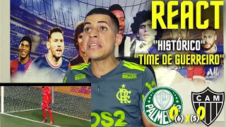 CLASSICAÇÃO HERÓICA | REACT PALMEIRAS 0 (6) X (5) ATLÉTICO MG | LIBERTADORES 2022