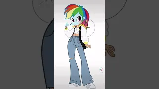 MLP My Little Pony Characters as Human Highschoolers
