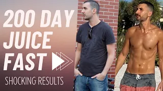 HIS 200 DAY JUICE FAST RESULTS (NO SOLID FOOD)