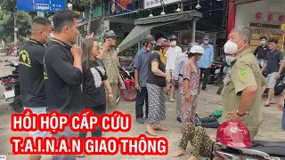 Hồi hộp giây phút cấp cứu ta.i n.an ở gần công ty 8 Sang | Anh em tức tốc có mặt hỗ trợ nạn nhân