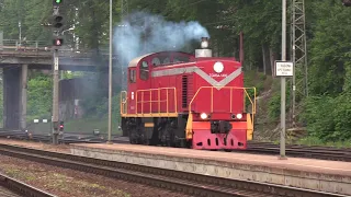 Тепловоз ТГМ3а-1400 на ст. Торнякалнс / TGM3a-1400 at Tornakalns station