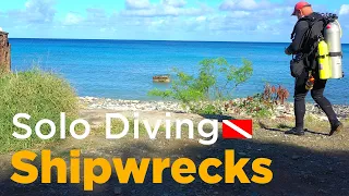 Become A More Self-Reliant Diver! (Solo Diving Shipwrecks)