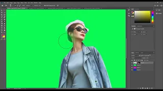 ✅✅Photoshop Tutorial : How to Change Background Using Channel Quicky Tool Blur Ep374