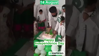 14 August Pakistan Independence Day Celebration with Children's | #shorts #viral #foryou #14August