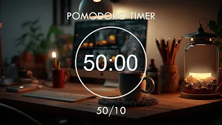 50/10 Pomodoro Timer ★︎ Focus on Studying and Working Effectively with Lofi Mix ★︎ 2 x 50 min