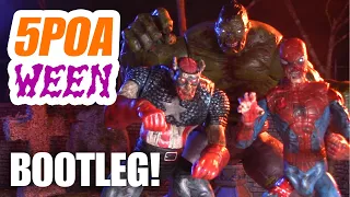BOOTLEG MARVEL SELECT ZOMBIES! Colonel (Captain) America, Spider-Man, and Hulk Action Figure Review