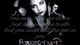 evanescence- catherine (You can't kill the me in you) Lyrics