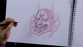 Chris Garver’s Hannya Tutorial | Tattoodo | Art Class