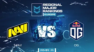 NaVi vs OG | Карта 1 Mirage | PGL RMR EUROPE A - Day 1