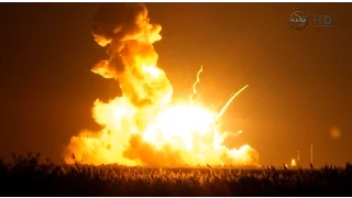 RAW: NASA rocket explodes
