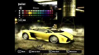 Need For Speed Most Wanted - How to make Gallardo from NFS Carbon Intro