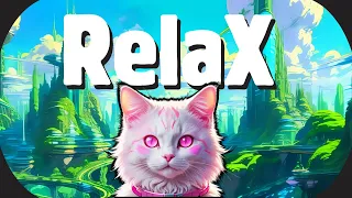 Relax & Dream🌈 Futuristic Vibes  special little moment🍀4K [ lo-fi hip hop beats]🎧