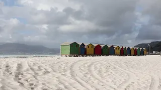 Muizenberg Beach deserted as level 3 Covid regulations kick in