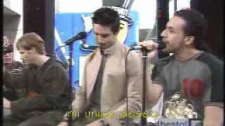 i want it that way bsb en vivo (subtitulado en español)