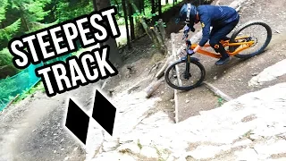 Trying to Ride the Steepest DH Track in the World