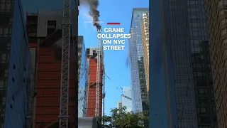 Crane collapses onto New York City street